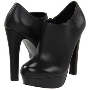 Steve Madden BELBOTM Platform Bootie Black 8.5